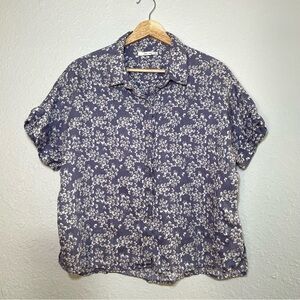 Women’s 100% Linen Top Purple, Lavender